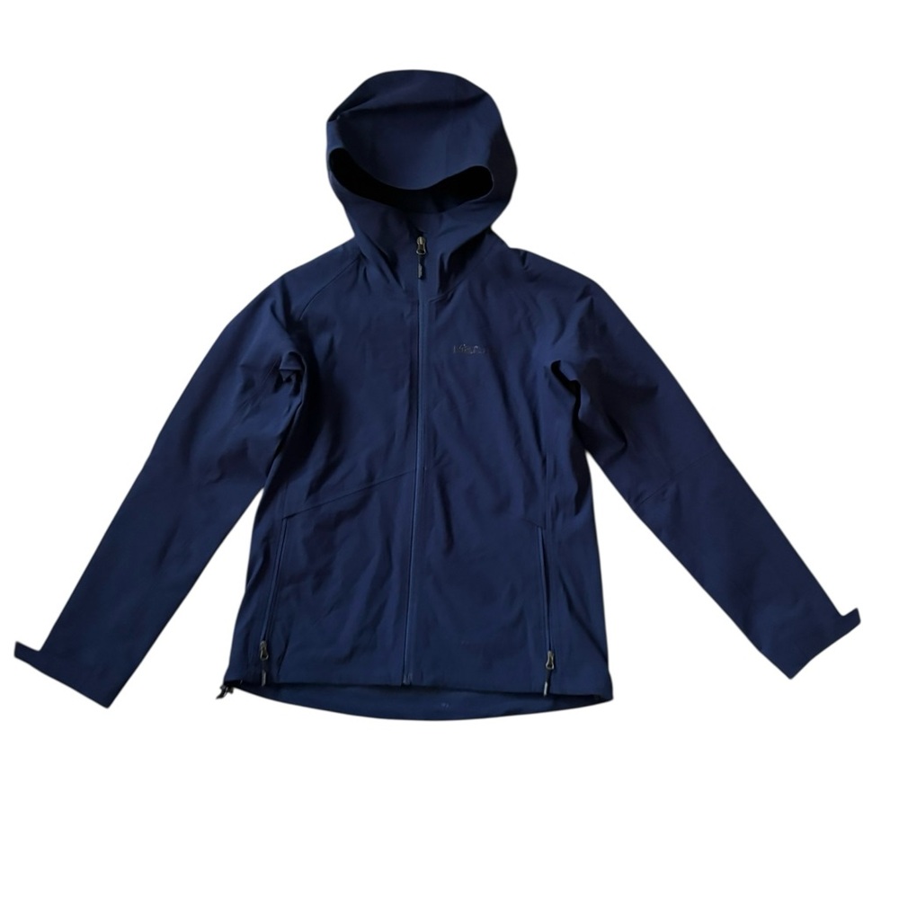 Marmot Gorpcore Hiking/Climbing Softshell Hooded Jacket Women's Small S/P Blue